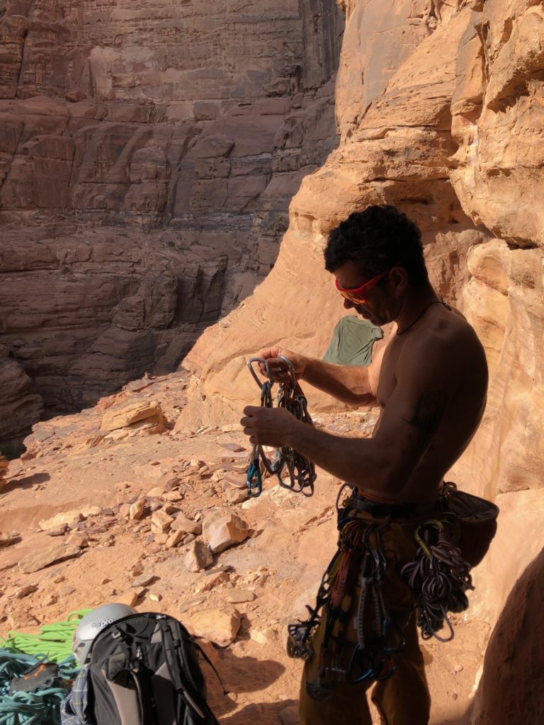 escalade Wadi Rum